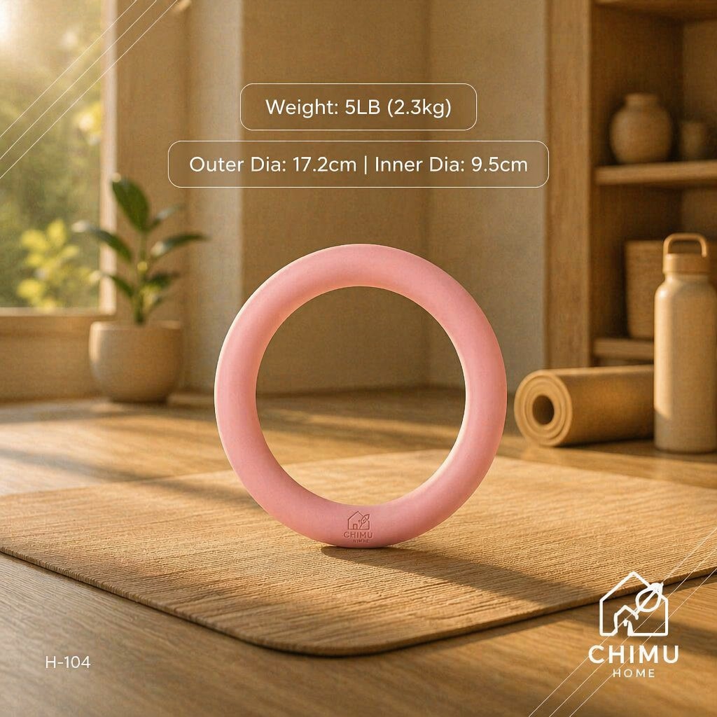 Yoga Fitness Ring - 【CHIMU HOME】 Yoga Weight Ring Silicone