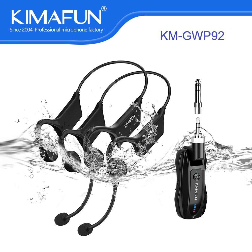 KIMAFUN Dual Wireless Headset  - Yoga Fitness Instructor 评论和价格
