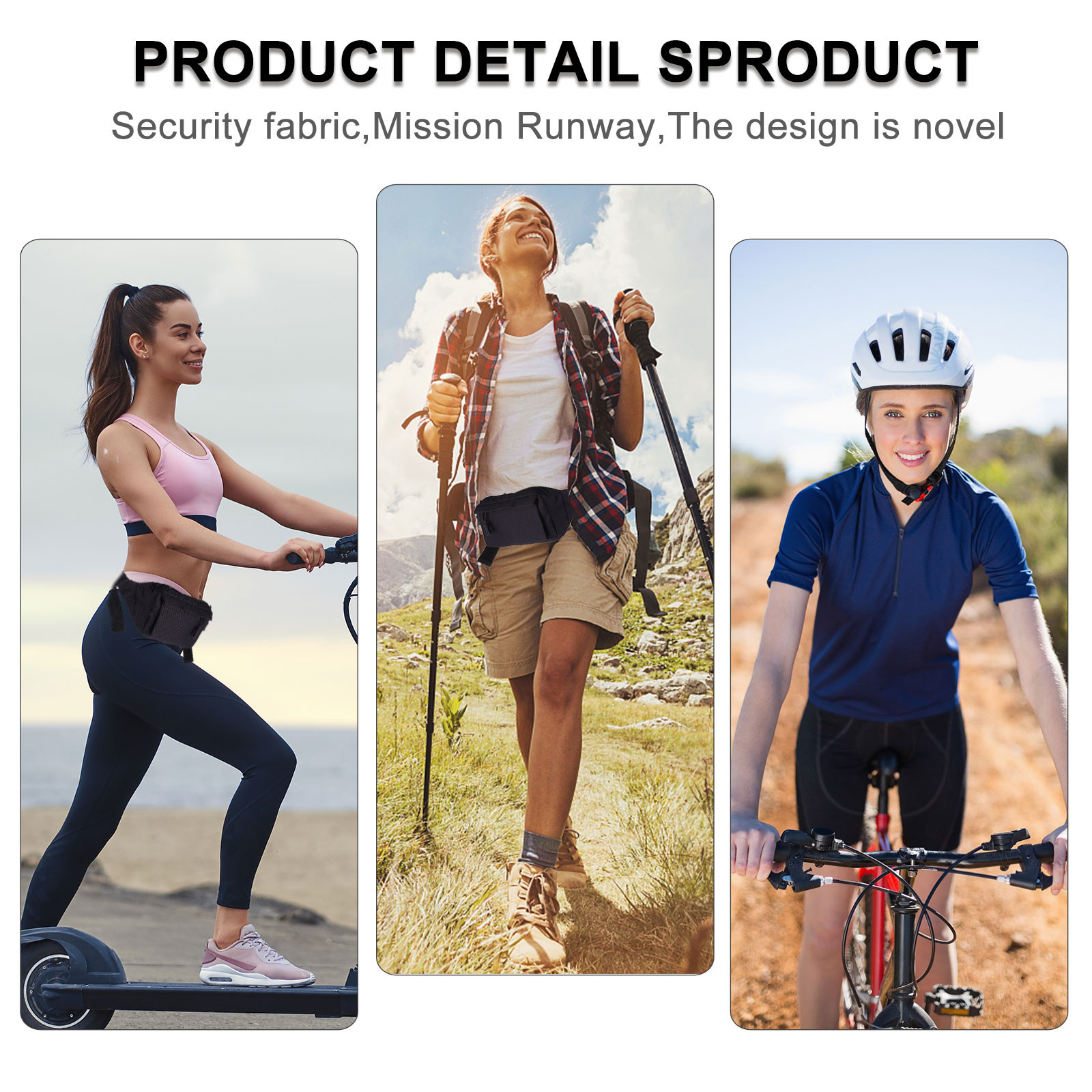 4Pcs Microphone Belt Pouches D - Yoga Fitness Instructor 评论和价格