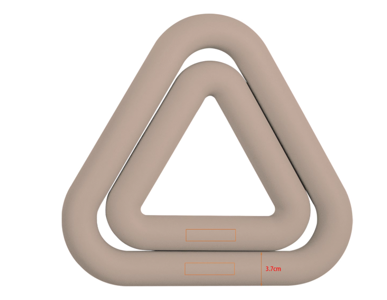 Triangle Iron Ring Yoga Weight - Yoga Fitness Ring 评论和价格