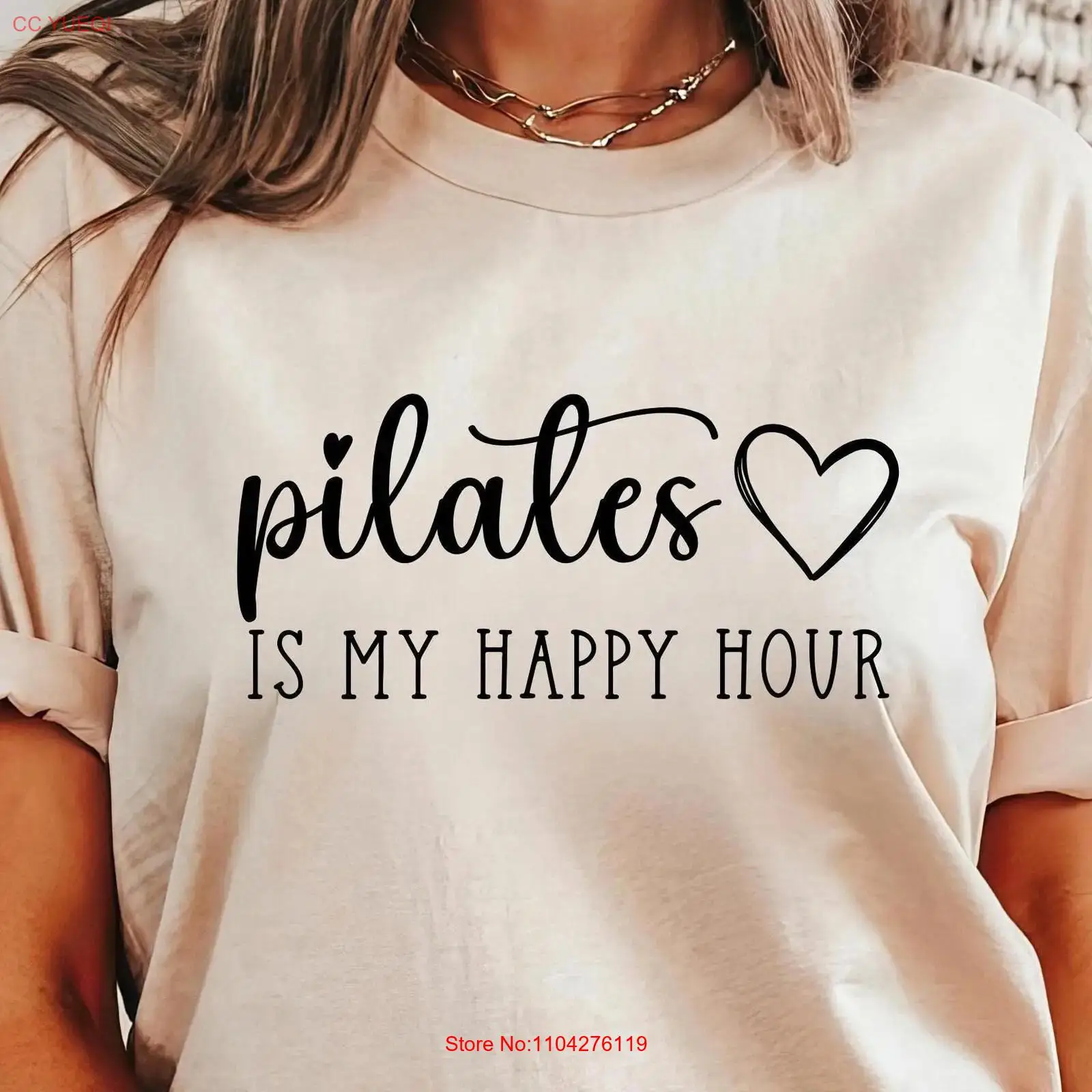 Pilates is my Happy Hour T Shi - Yoga Fitness Instructor 评论和价格