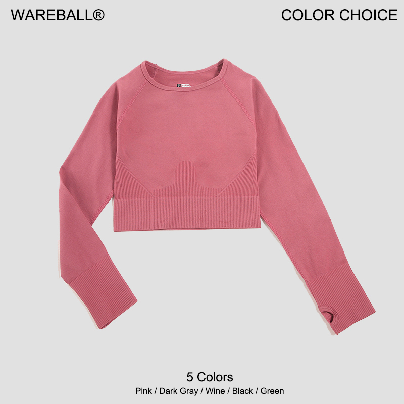 Women's Shirt Seamless Crop To - Yoga Fitness Hk 评论和价格