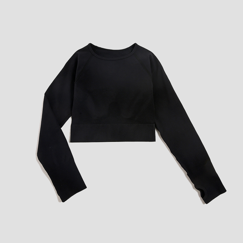 Women's Shirt Seamless Crop To - Yoga Fitness Hk 评论和价格