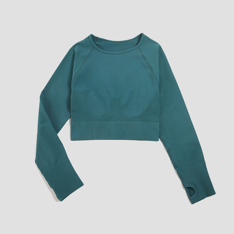Women's Shirt Seamless Crop To - Yoga Fitness Hk 评论和价格
