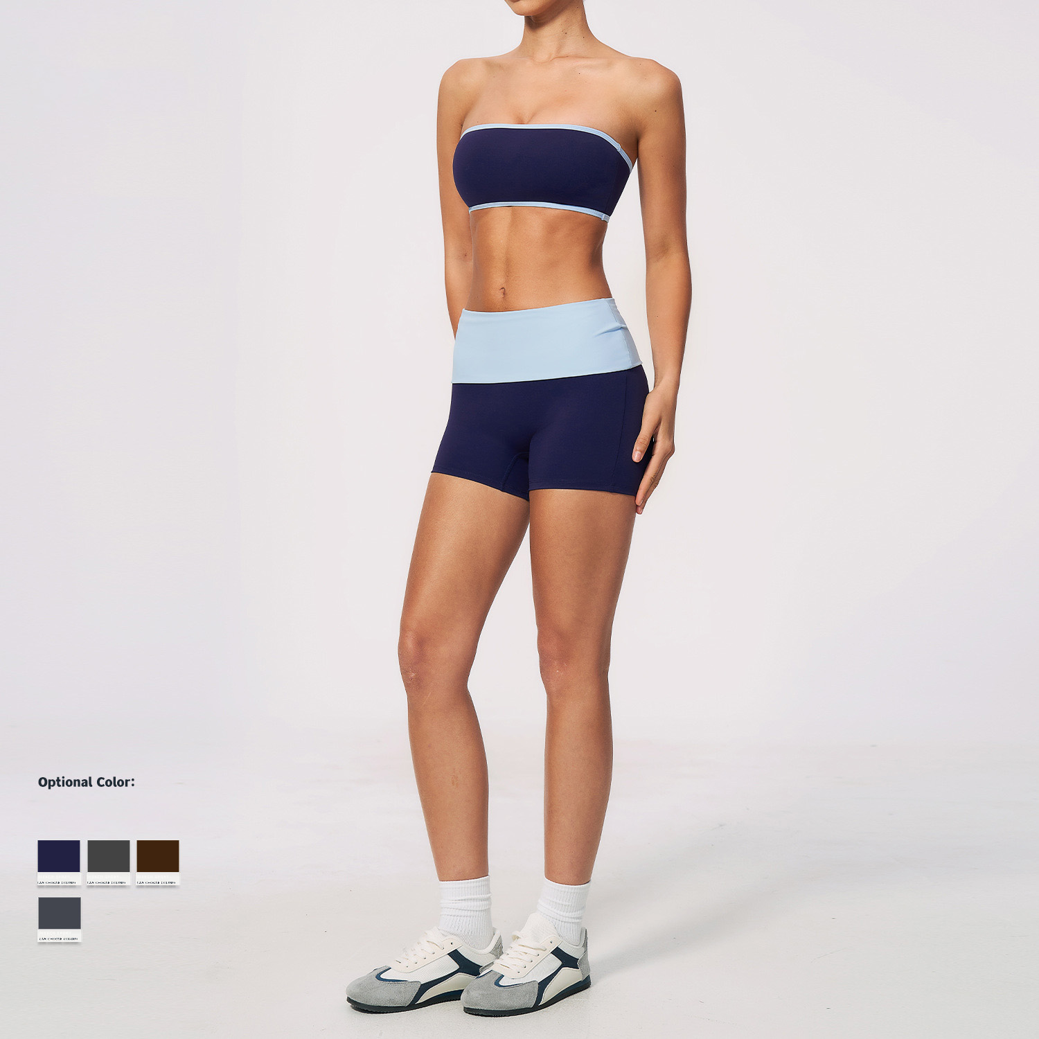 Women Nylon Two Piece Fitness  - Yoga Và Fitness 评论和价格