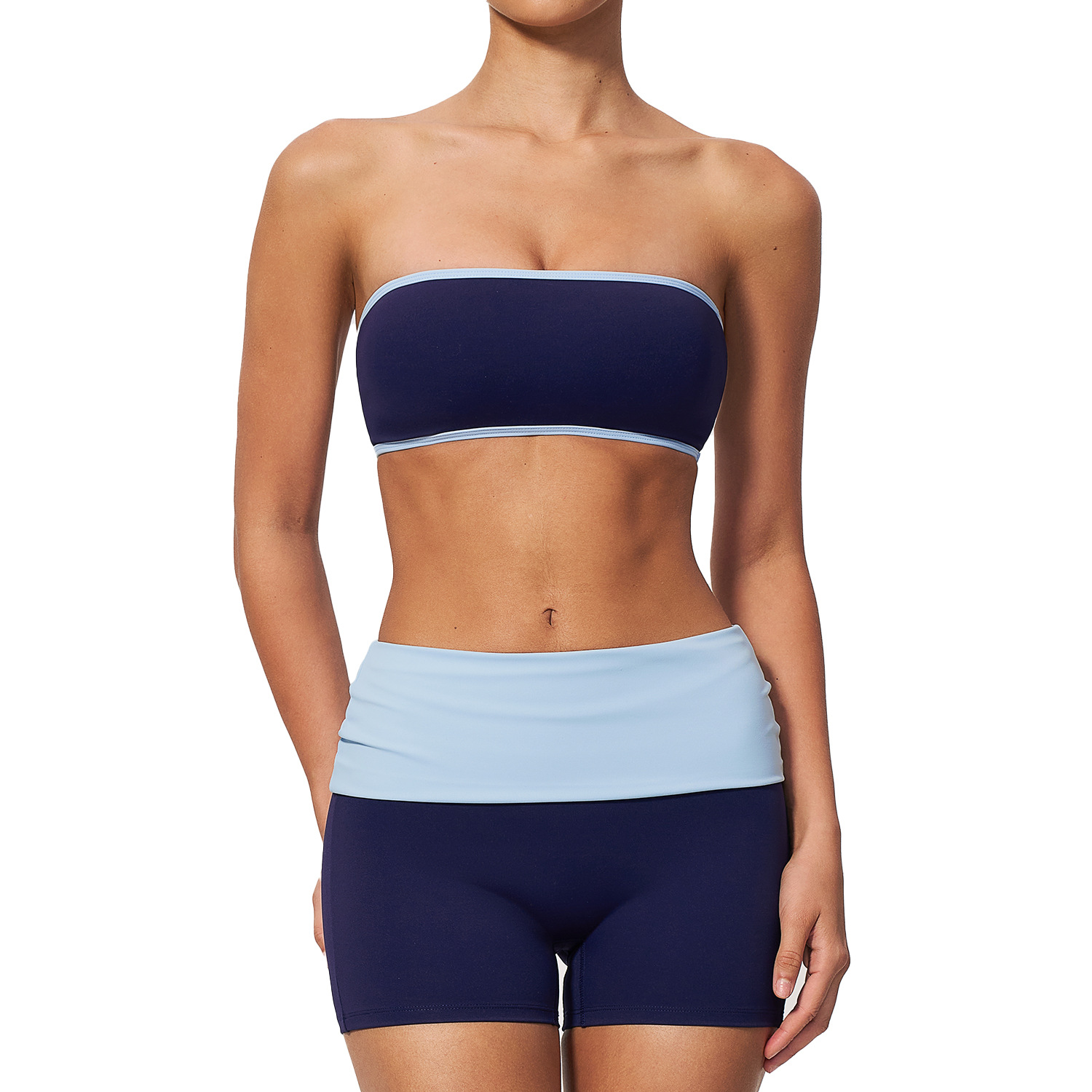 Women Nylon Two Piece Fitness  - Yoga Và Fitness 评论和价格
