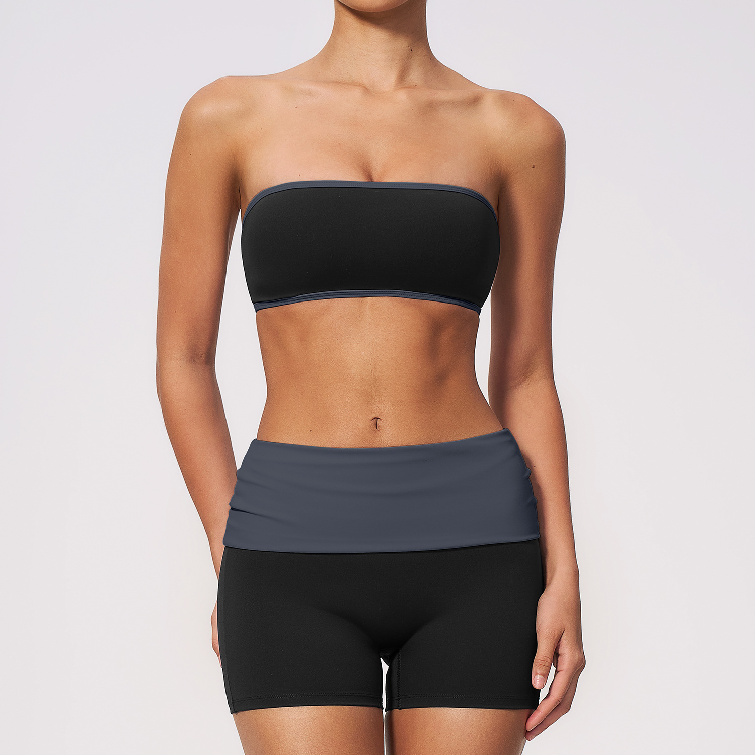 Women Nylon Two Piece Fitness  - Yoga Và Fitness 评论和价格