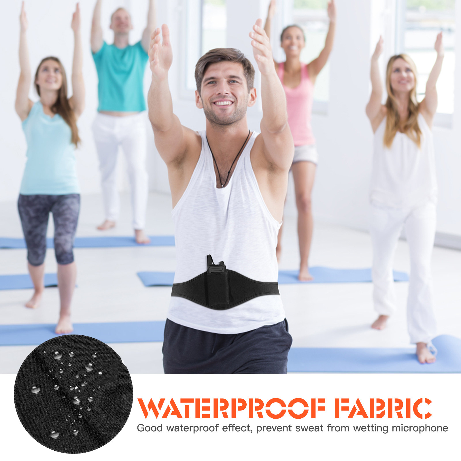 Mic Belt Adjustable Microphone - Yoga Fitness Instructor 评论和价格