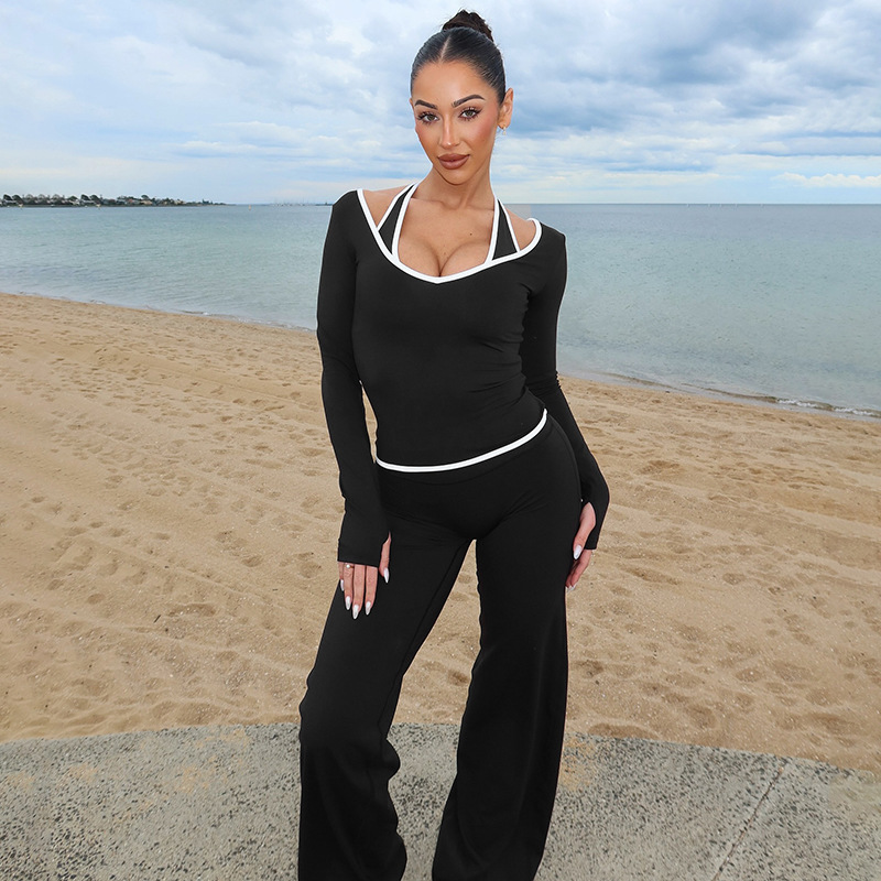 Women Tracksuits Color Patchwo - Yoga Và Fitness 评论和价格