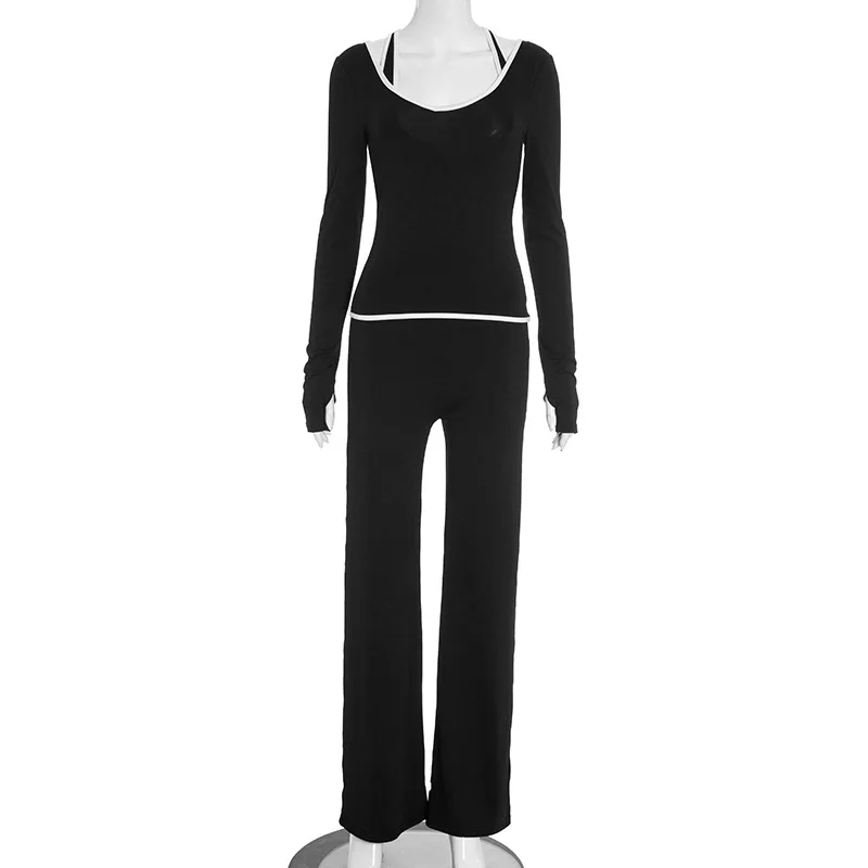 Women Tracksuits Color Patchwo - Yoga Và Fitness 评论和价格