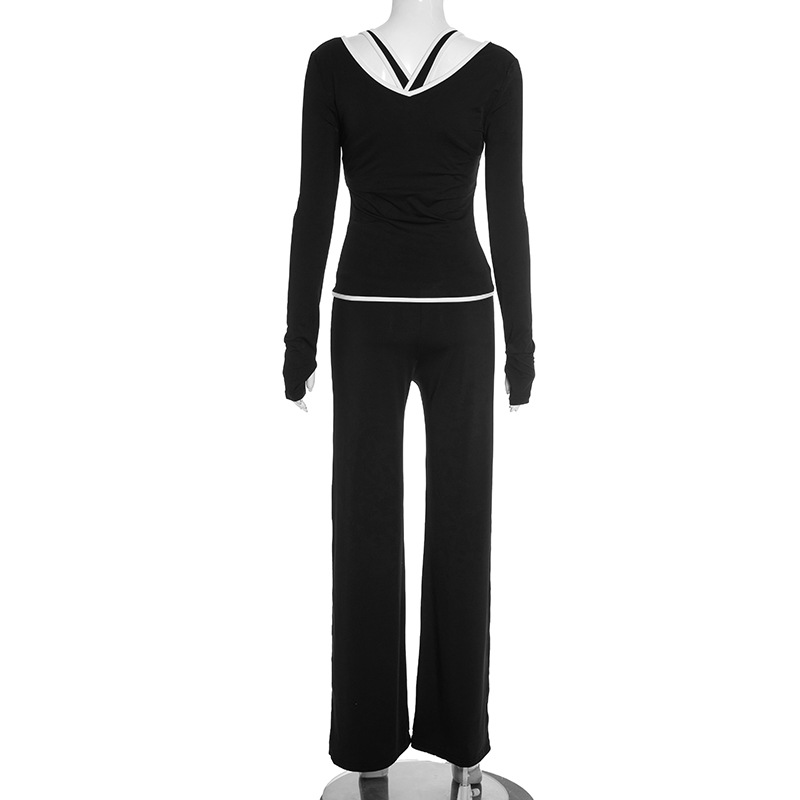 Women Tracksuits Color Patchwo - Yoga Và Fitness 评论和价格