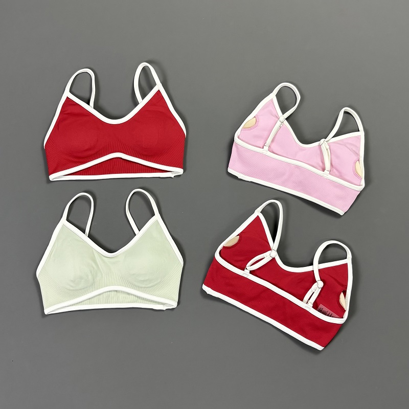 Women Contrastline Yoga Bra V  - Yoga Và Fitness 评论和价格