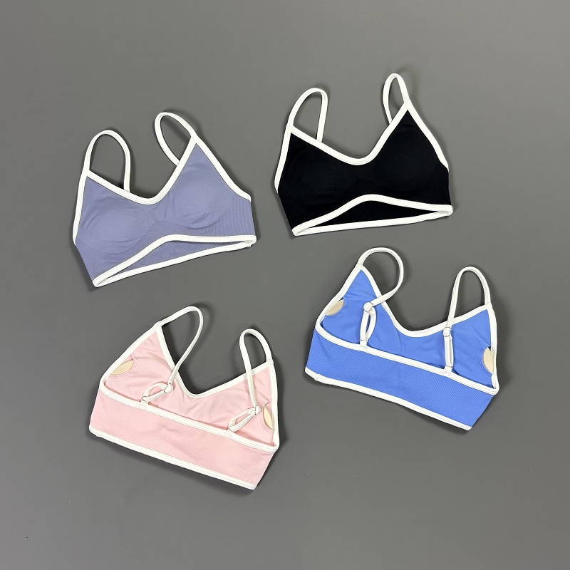 Women Contrastline Yoga Bra V  - Yoga Và Fitness 评论和价格