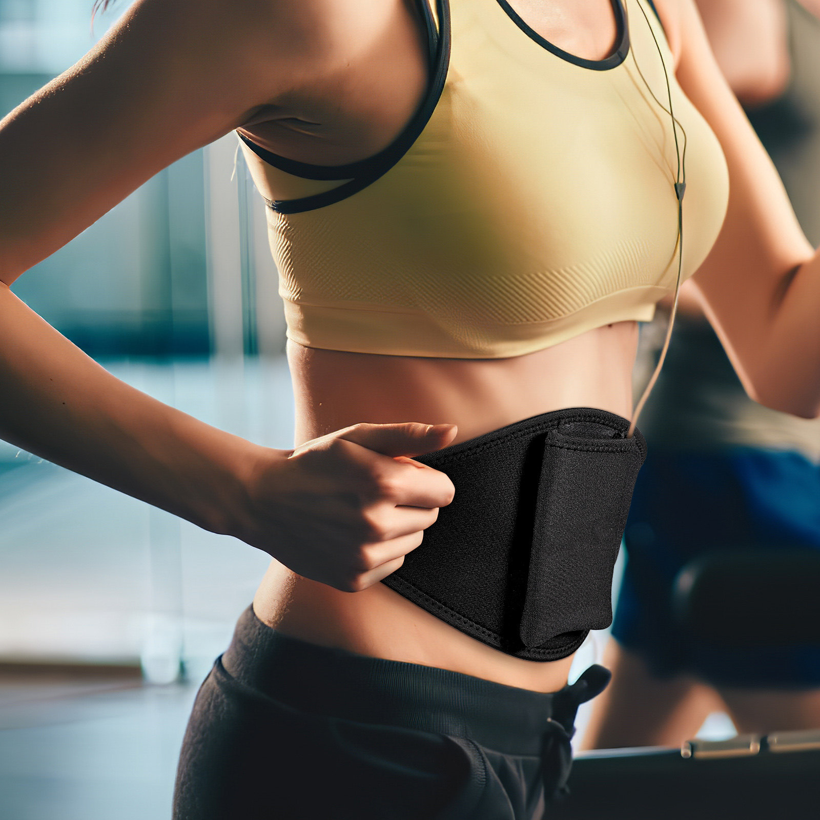Mic Belt Black Premium Microph - Yoga Fitness Instructor 评论和价格