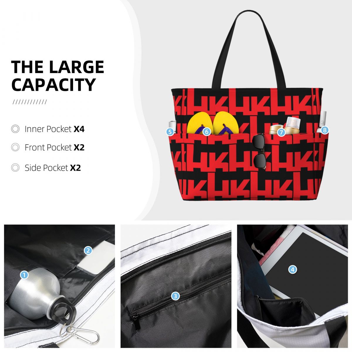Heckler Koch Hk Logo Beach Tot - Yoga Fitness Hk 评论和价格