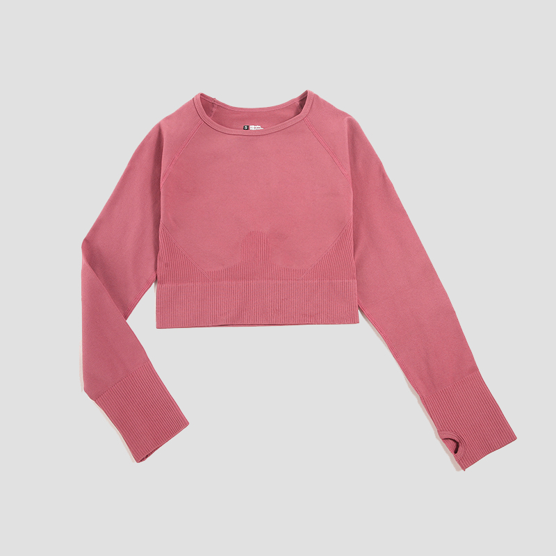 Women's Shirt Seamless Crop To - Yoga Fitness Hk 评论和价格