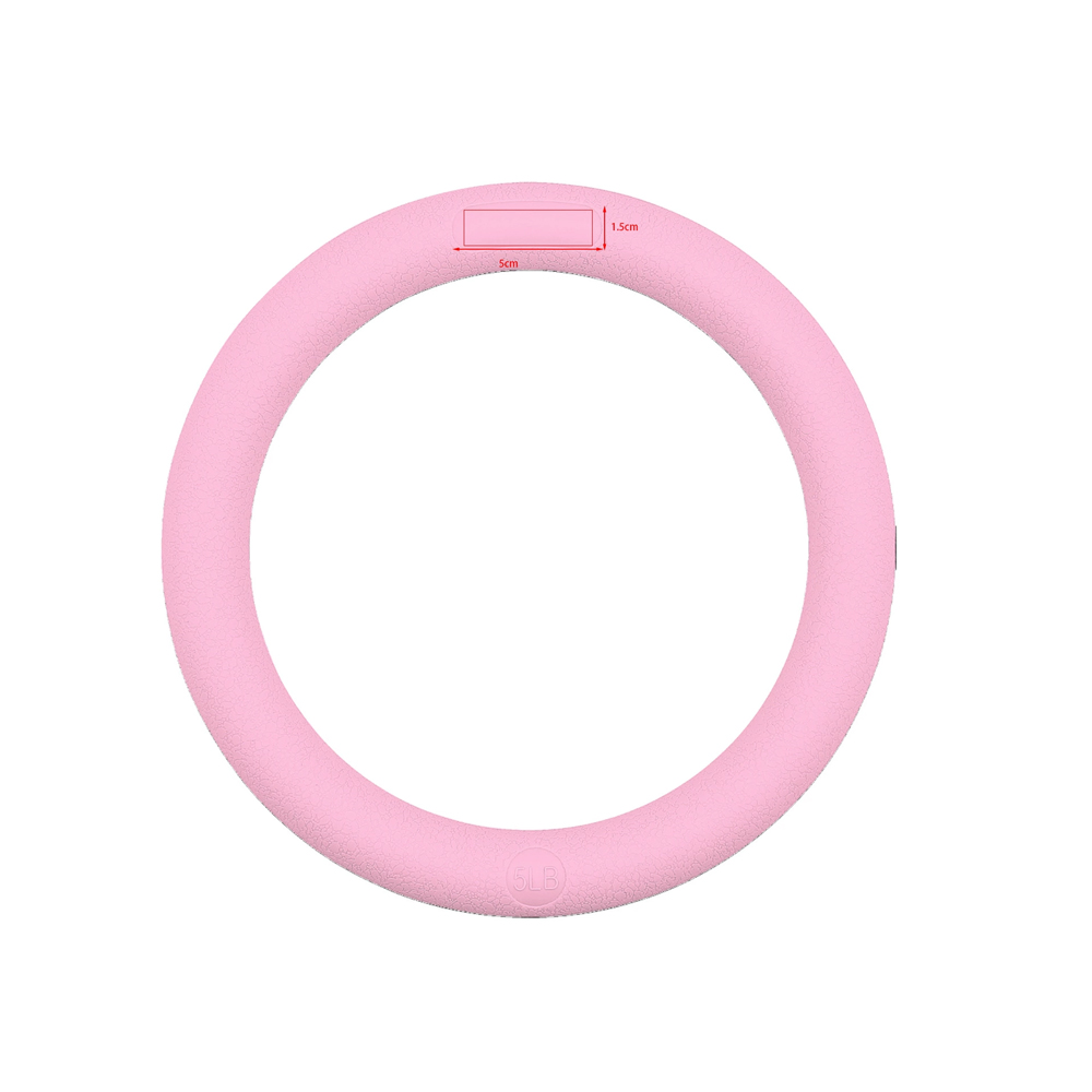 Patterned Round Iron Yoga Weig - Yoga Fitness Ring 评论和价格