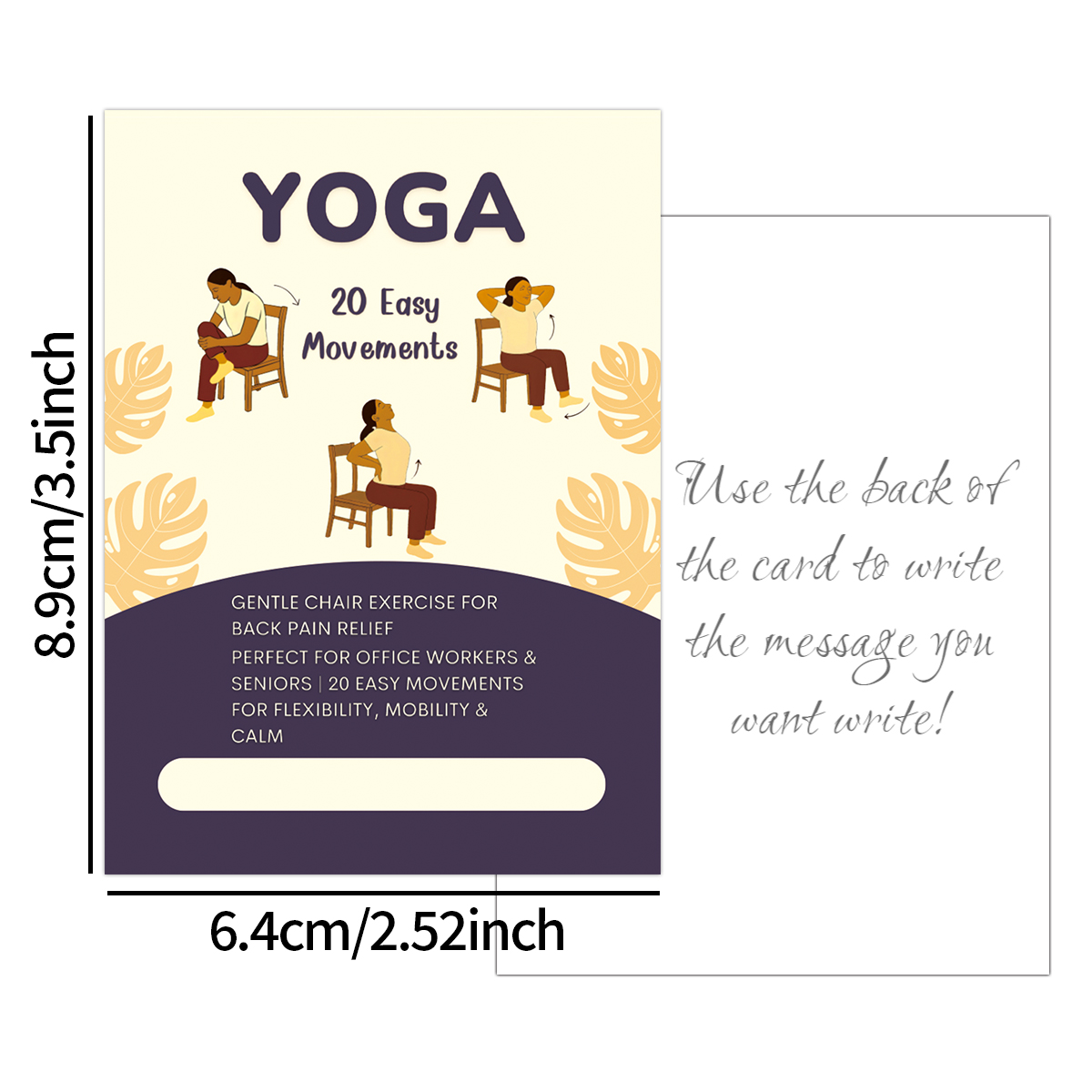 21pcs Seated Yoga Cards,Easy C - Yoga Fitness Instructor 评论和价格