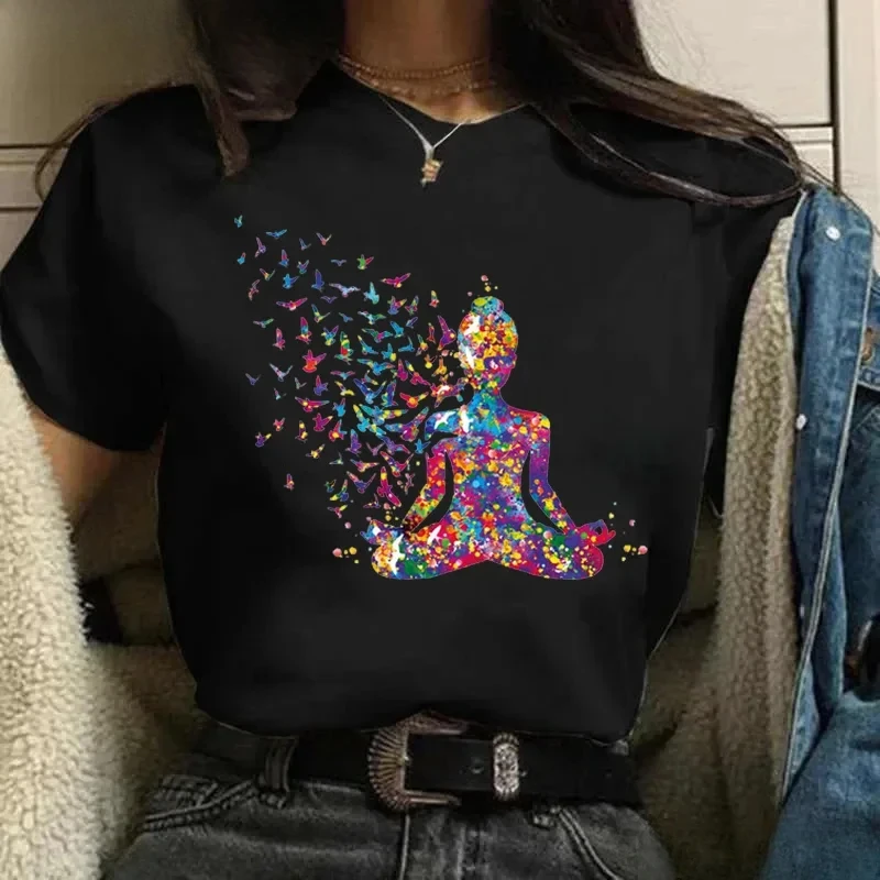 Plus Size Watercolor Breathe C - Yoga Fitness Plus 评论和价格